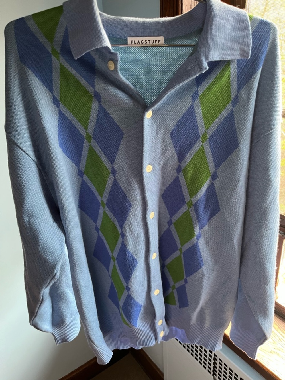 Flagstuff button down cardigan